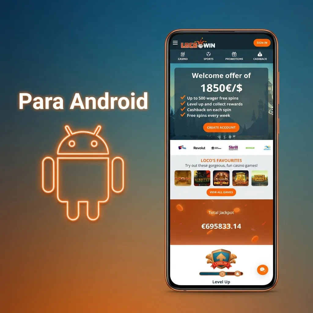 Android app installation guide showing APK download and setup steps for devices with version 5.0 or higher