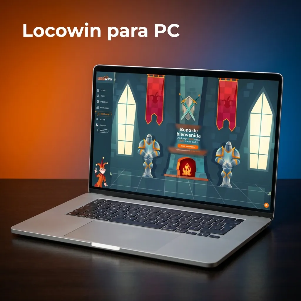 Locowin casino interface on desktop PC showing games catalog and navigation menu in high definition
