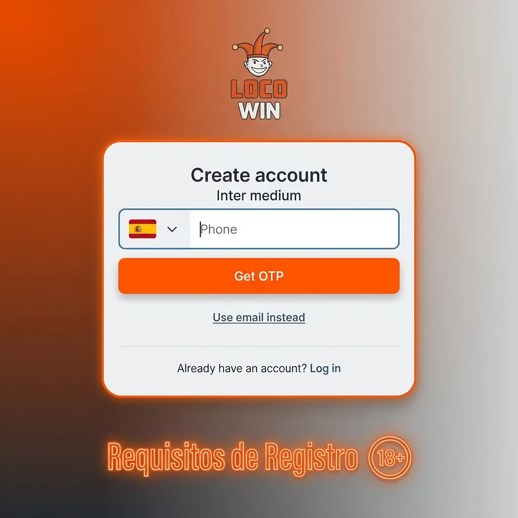 Form checklist with Spanish ID card and document icons representing registration requirements for online platform
