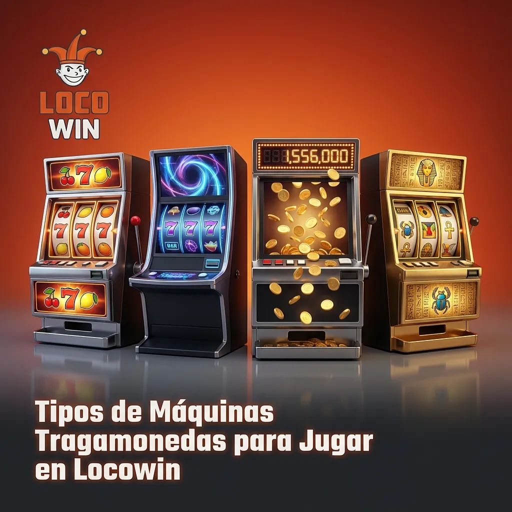 Locowin slot machine categories display showing classic slots, video slots, Megaways, progressive jackpots, and crash games